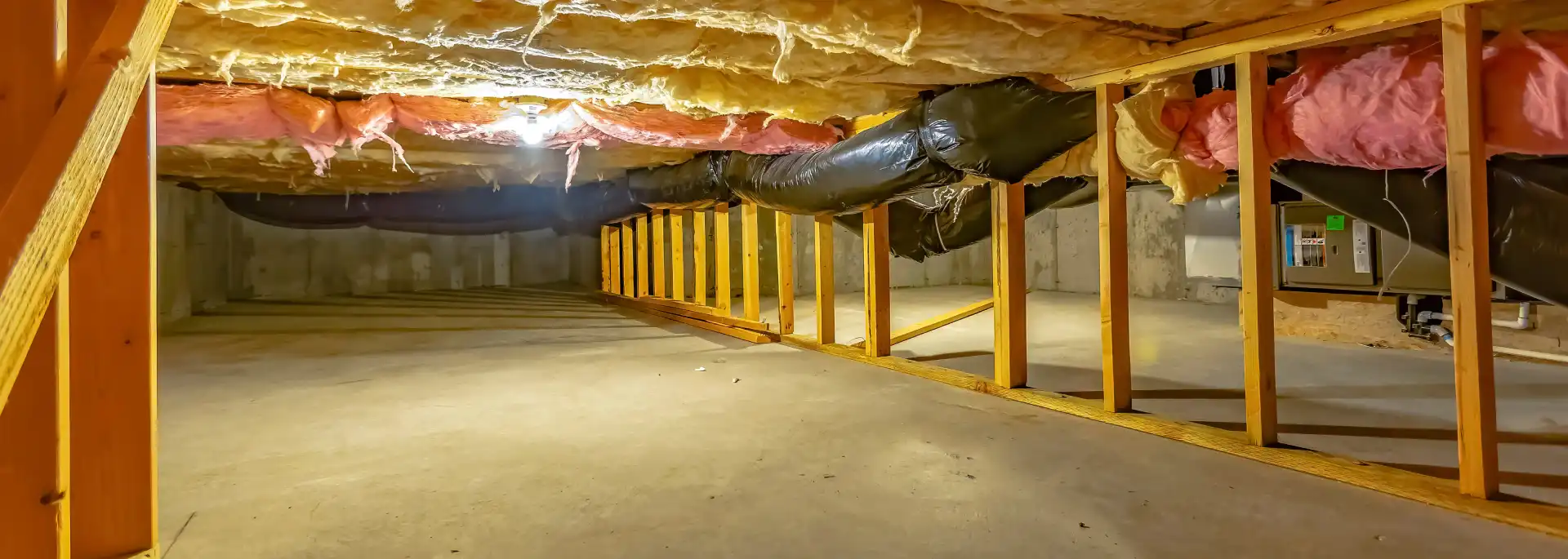 A crawl space after restoration by Eden Advanced Pest Technologies